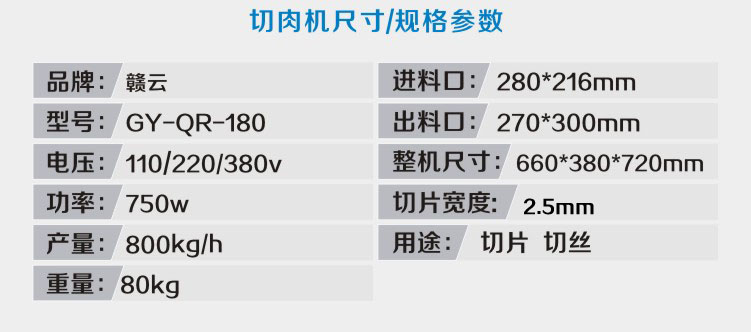 180不銹鋼切肉機(jī)